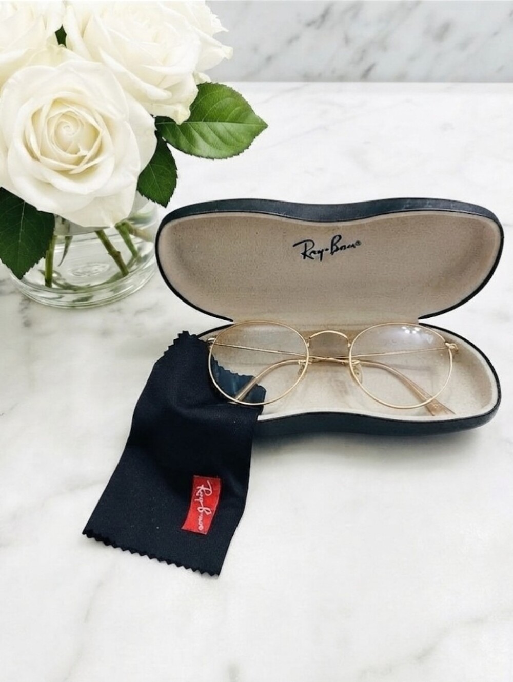 Ray-Ban Gold Frame Eyewear For Men Or Women ☆ READ DESCRIPTION ☆